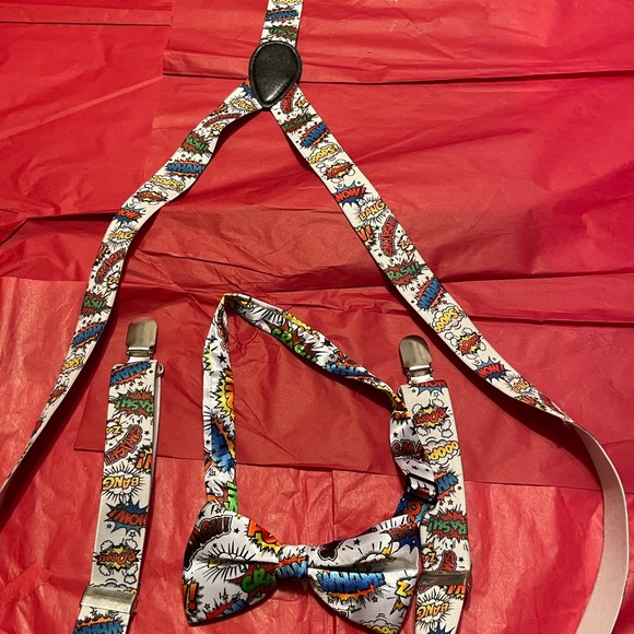 DC Comics | Other | Dc Comics Batman Clip Art Suspenders And Bow Tie |  Poshmark